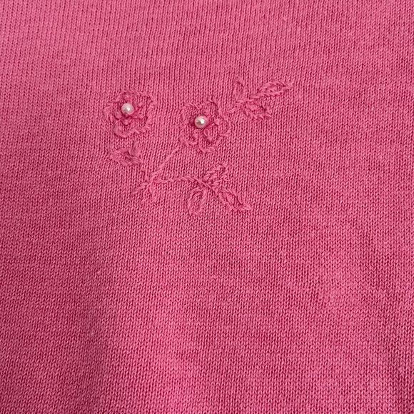 Le Moda short sleeve sweater - Picture 3 of 5